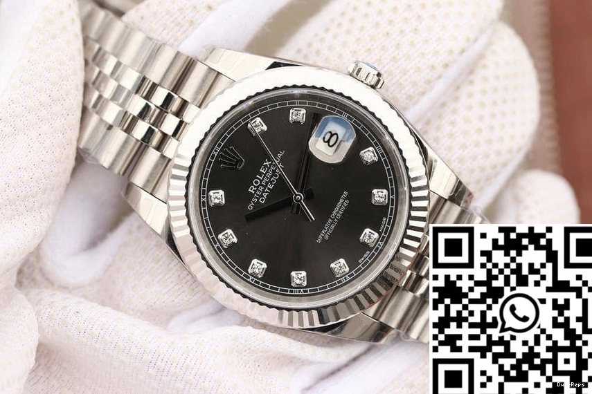 EW M126334-0006 Dial Rolex Factory Grey Datejust 0108